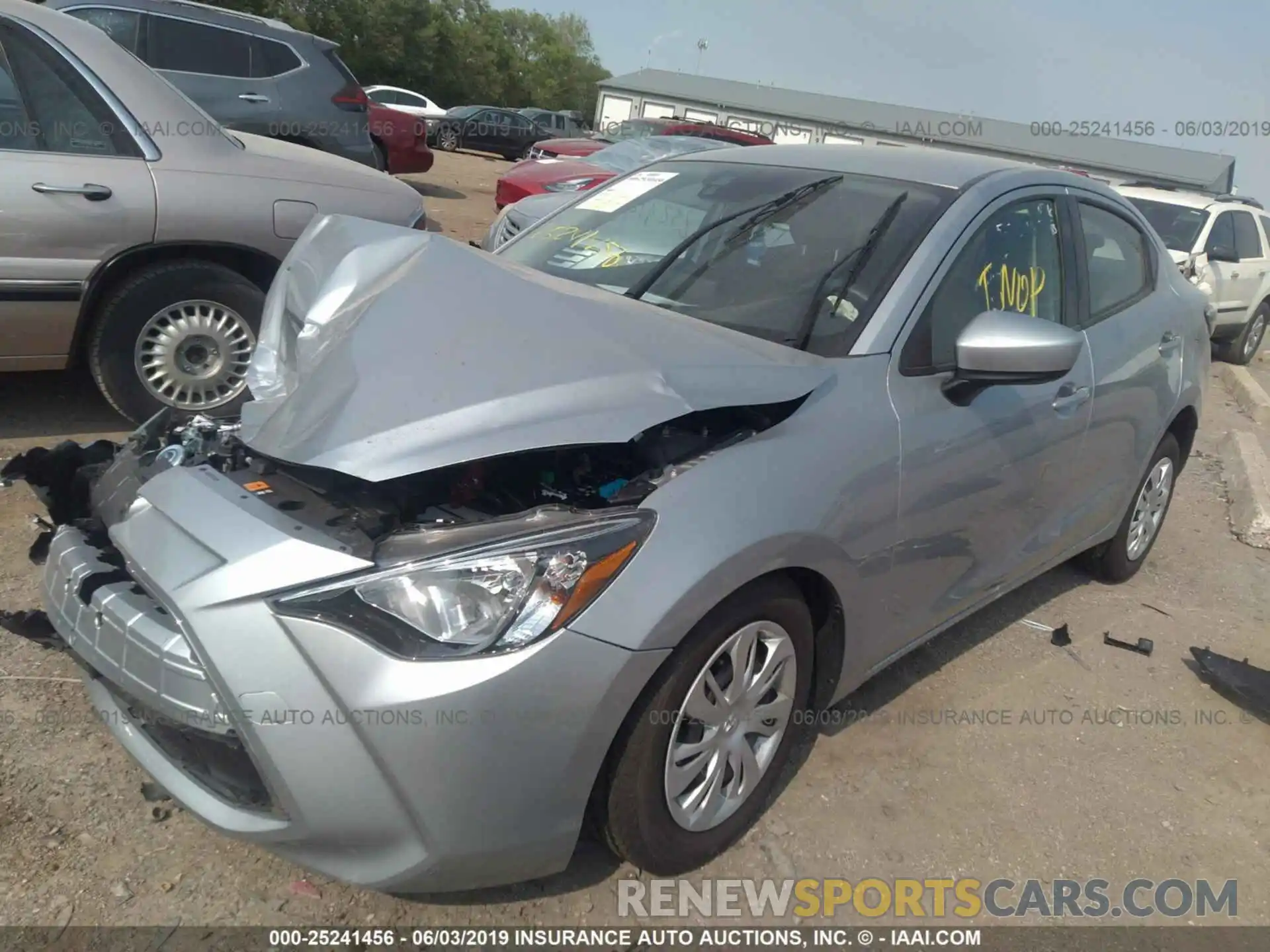 2 Photograph of a damaged car 3MYDLBYV9KY524133 TOYOTA YARIS 2019