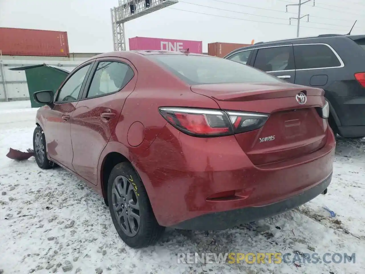 3 Photograph of a damaged car 3MYDLBYV9KY524665 TOYOTA YARIS 2019