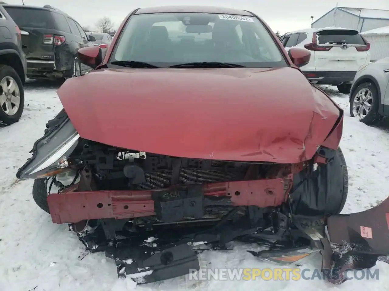 9 Photograph of a damaged car 3MYDLBYV9KY524665 TOYOTA YARIS 2019