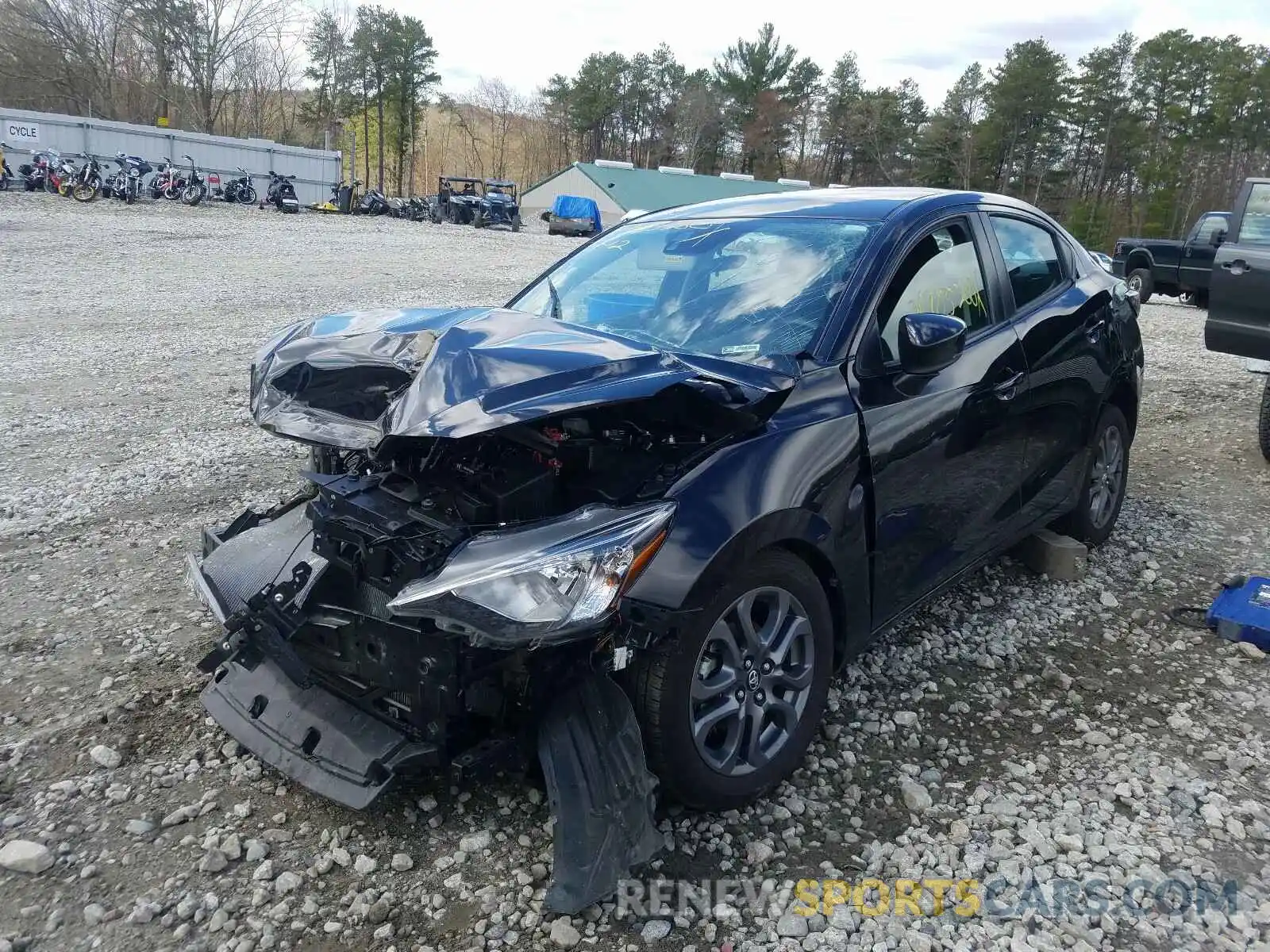 2 Photograph of a damaged car 3MYDLBYV9KY524679 TOYOTA YARIS 2019