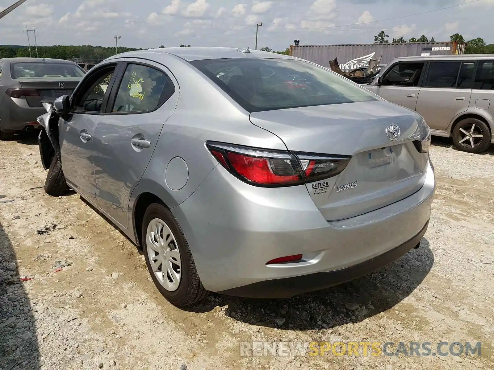 3 Photograph of a damaged car 3MYDLBYV9KY524908 TOYOTA YARIS 2019