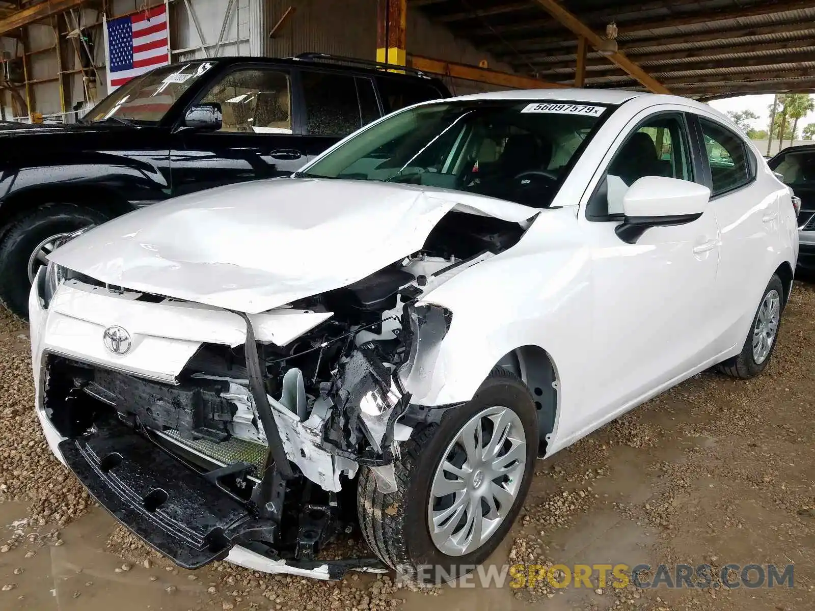 2 Photograph of a damaged car 3MYDLBYV9KY525458 TOYOTA YARIS 2019