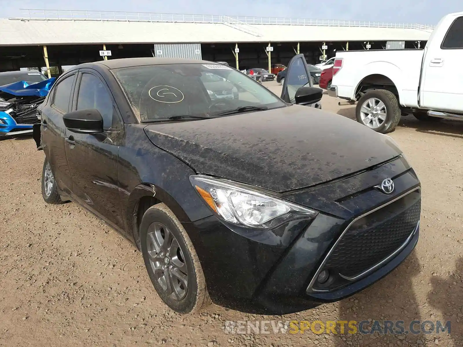 1 Photograph of a damaged car 3MYDLBYV9KY525590 TOYOTA YARIS 2019