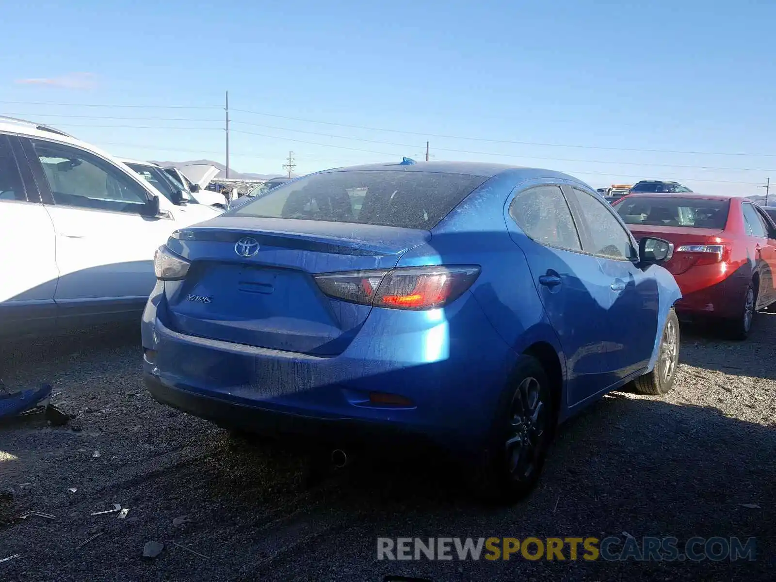 4 Photograph of a damaged car 3MYDLBYV9KY525783 TOYOTA YARIS 2019