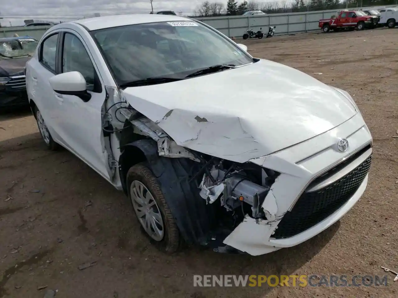 1 Photograph of a damaged car 3MYDLBYV9KY525850 TOYOTA YARIS 2019