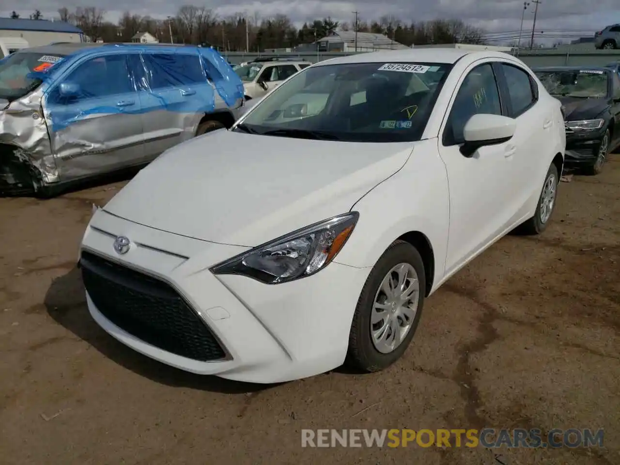 2 Фотография поврежденного автомобиля 3MYDLBYV9KY525850 TOYOTA YARIS 2019