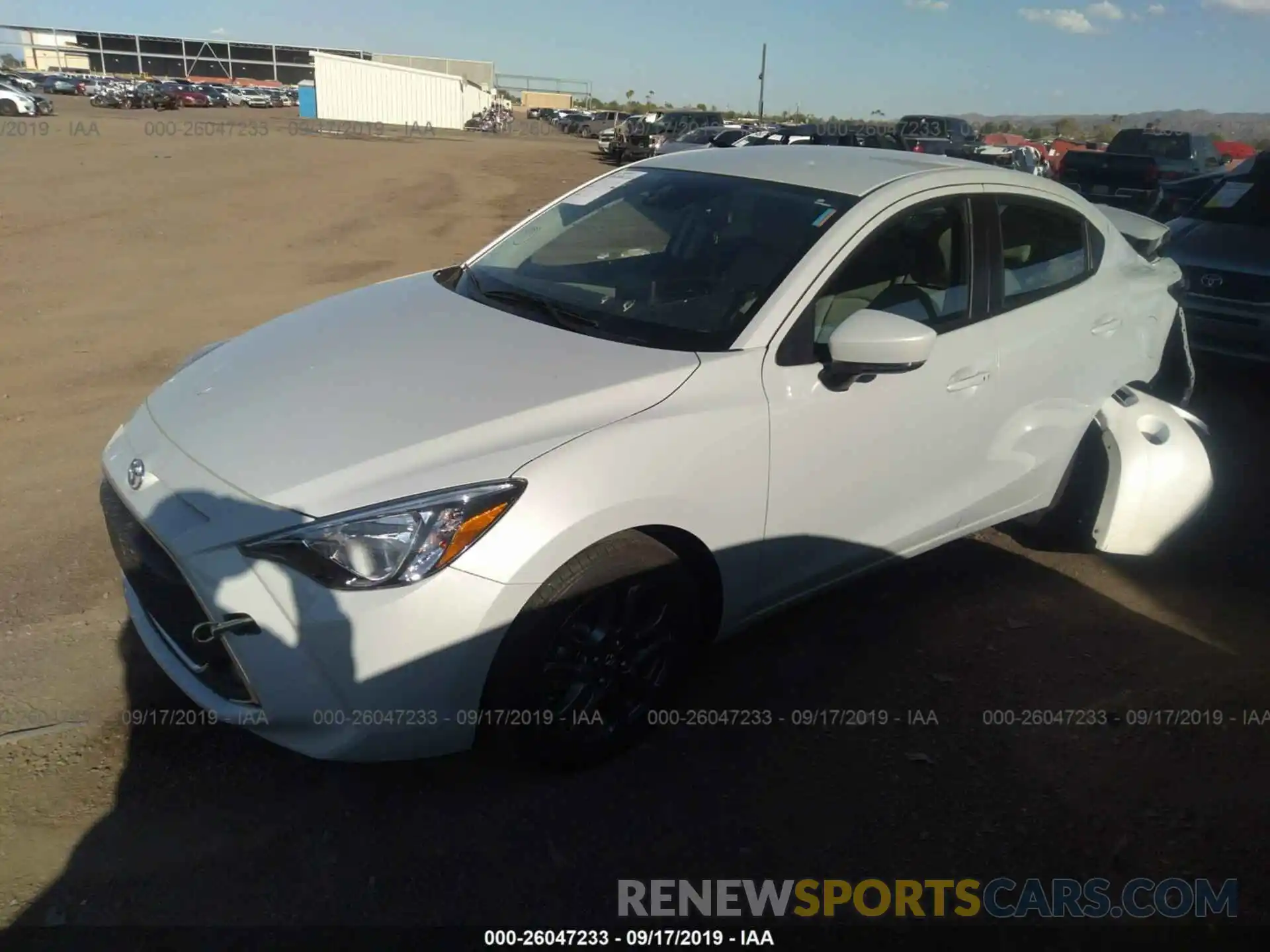 2 Photograph of a damaged car 3MYDLBYV9KY526190 TOYOTA YARIS 2019