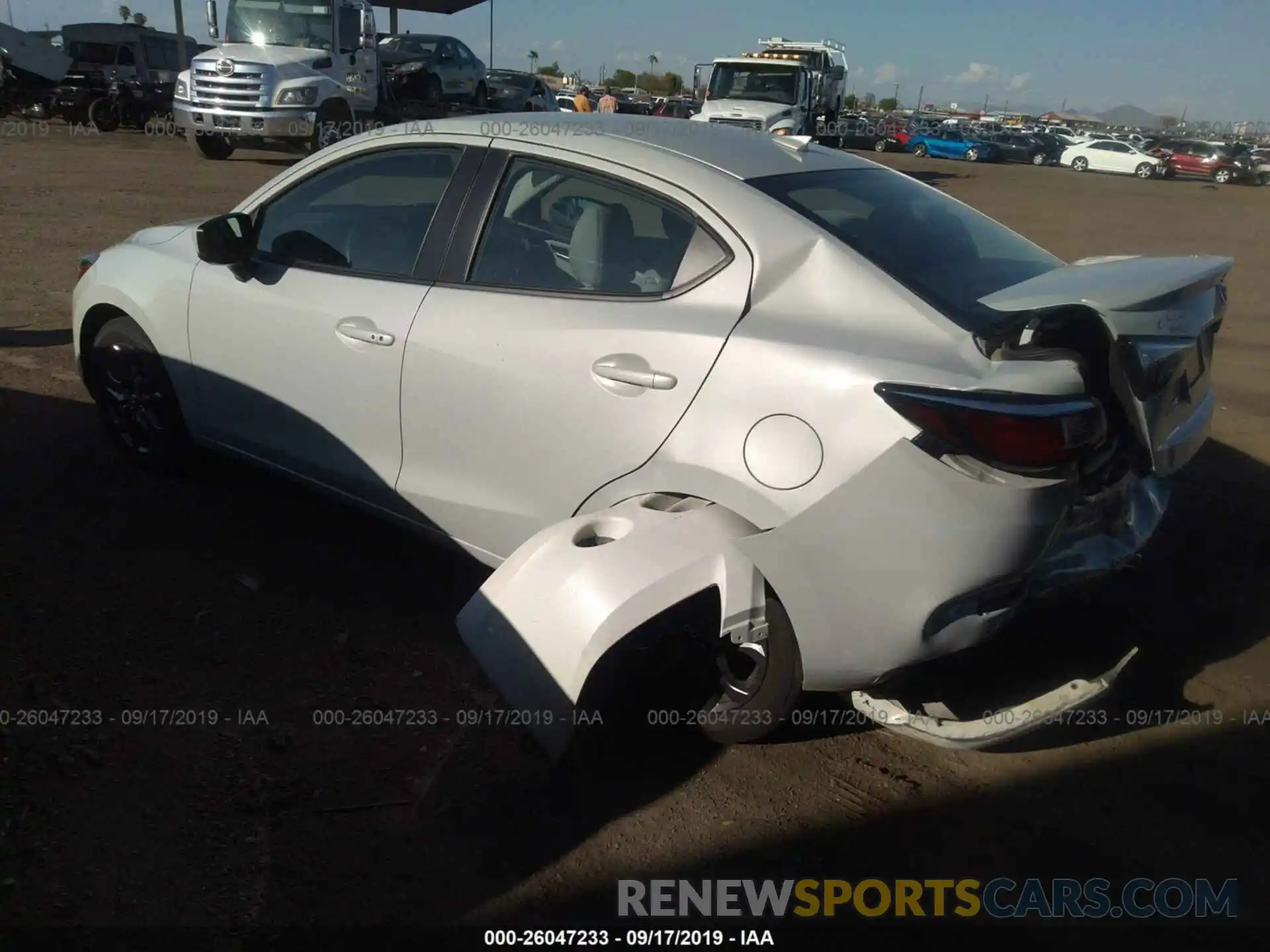 3 Photograph of a damaged car 3MYDLBYV9KY526190 TOYOTA YARIS 2019