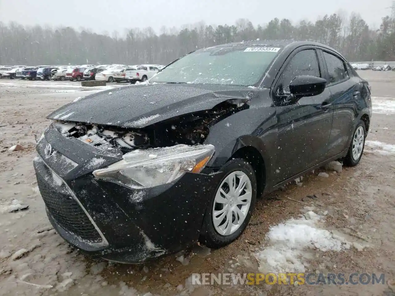 2 Photograph of a damaged car 3MYDLBYV9KY526237 TOYOTA YARIS 2019