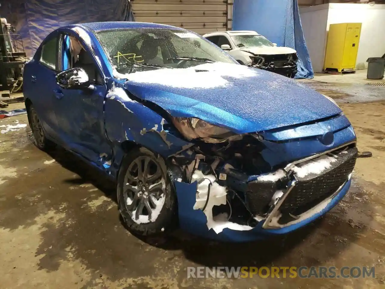 1 Photograph of a damaged car 3MYDLBYV9KY526416 TOYOTA YARIS 2019