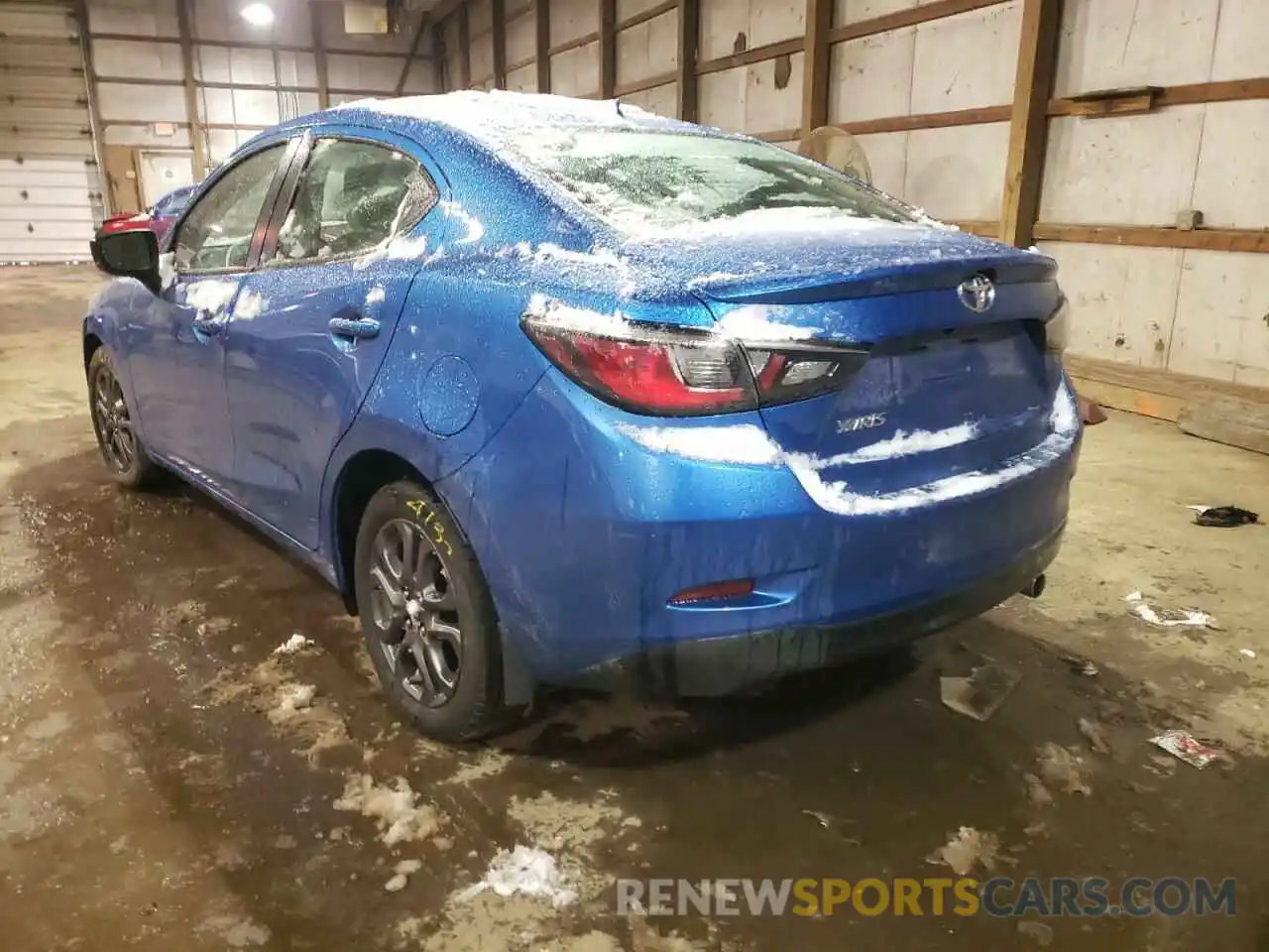 3 Photograph of a damaged car 3MYDLBYV9KY526416 TOYOTA YARIS 2019