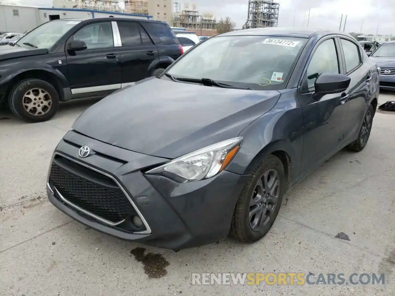 2 Photograph of a damaged car 3MYDLBYVXKY501606 TOYOTA YARIS 2019