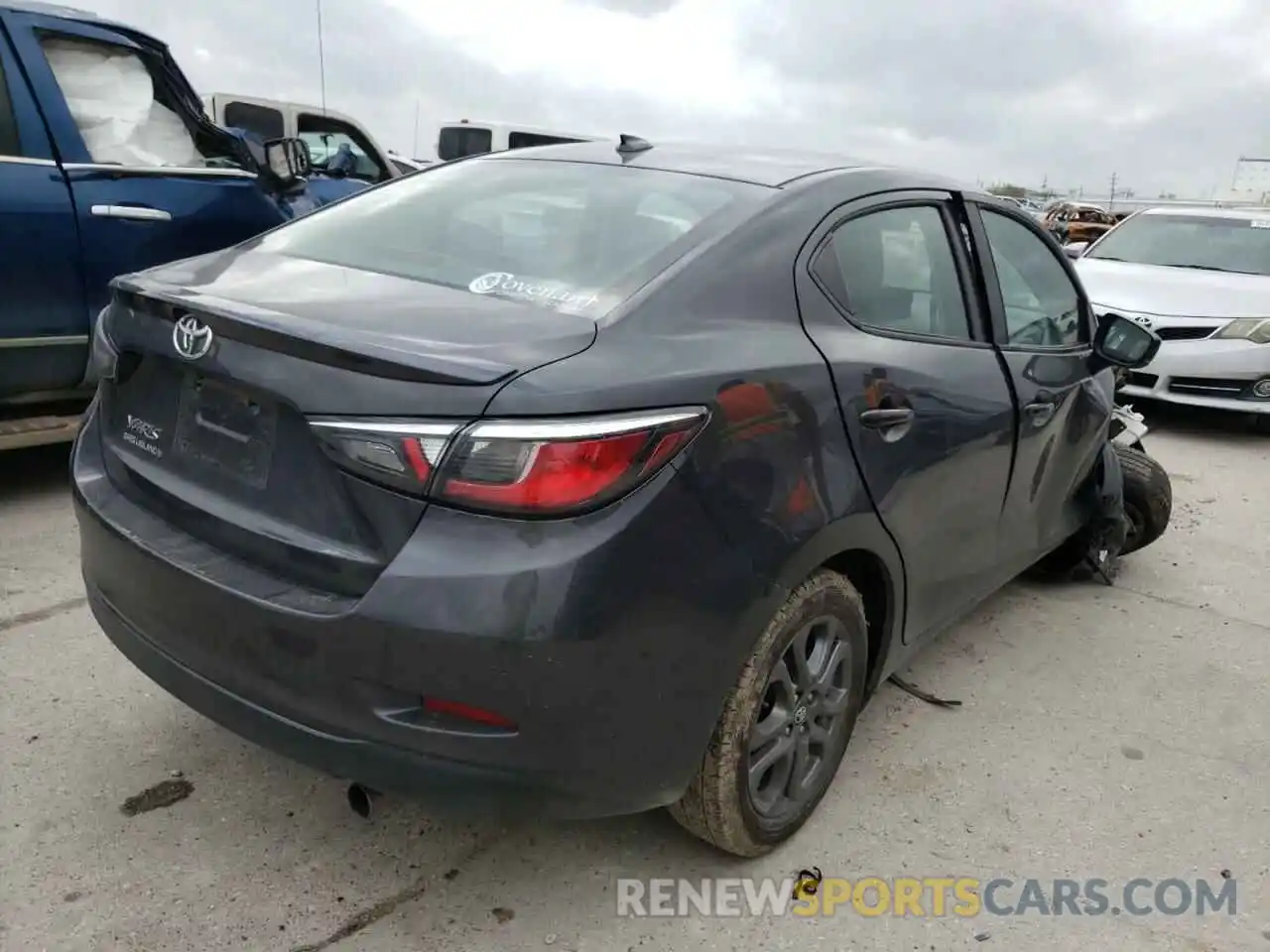 4 Photograph of a damaged car 3MYDLBYVXKY501606 TOYOTA YARIS 2019