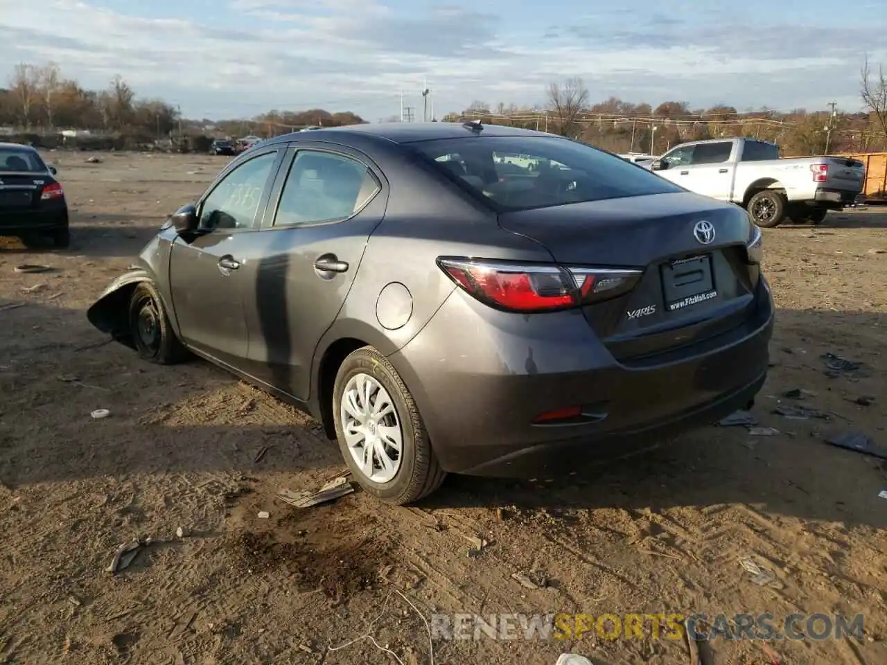 3 Photograph of a damaged car 3MYDLBYVXKY501718 TOYOTA YARIS 2019