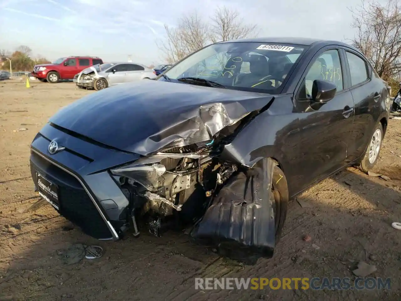 9 Photograph of a damaged car 3MYDLBYVXKY501718 TOYOTA YARIS 2019