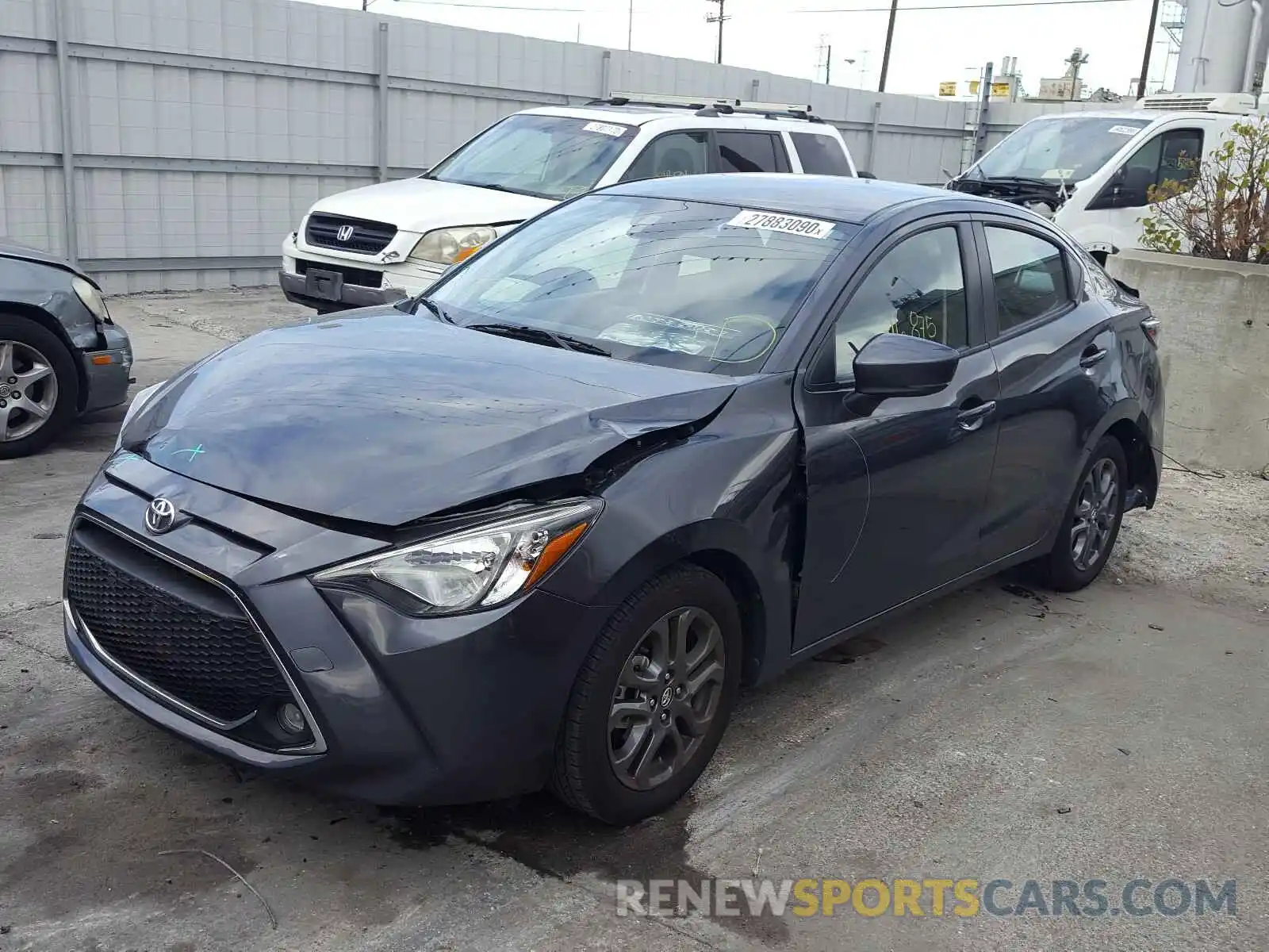 2 Photograph of a damaged car 3MYDLBYVXKY502173 TOYOTA YARIS 2019