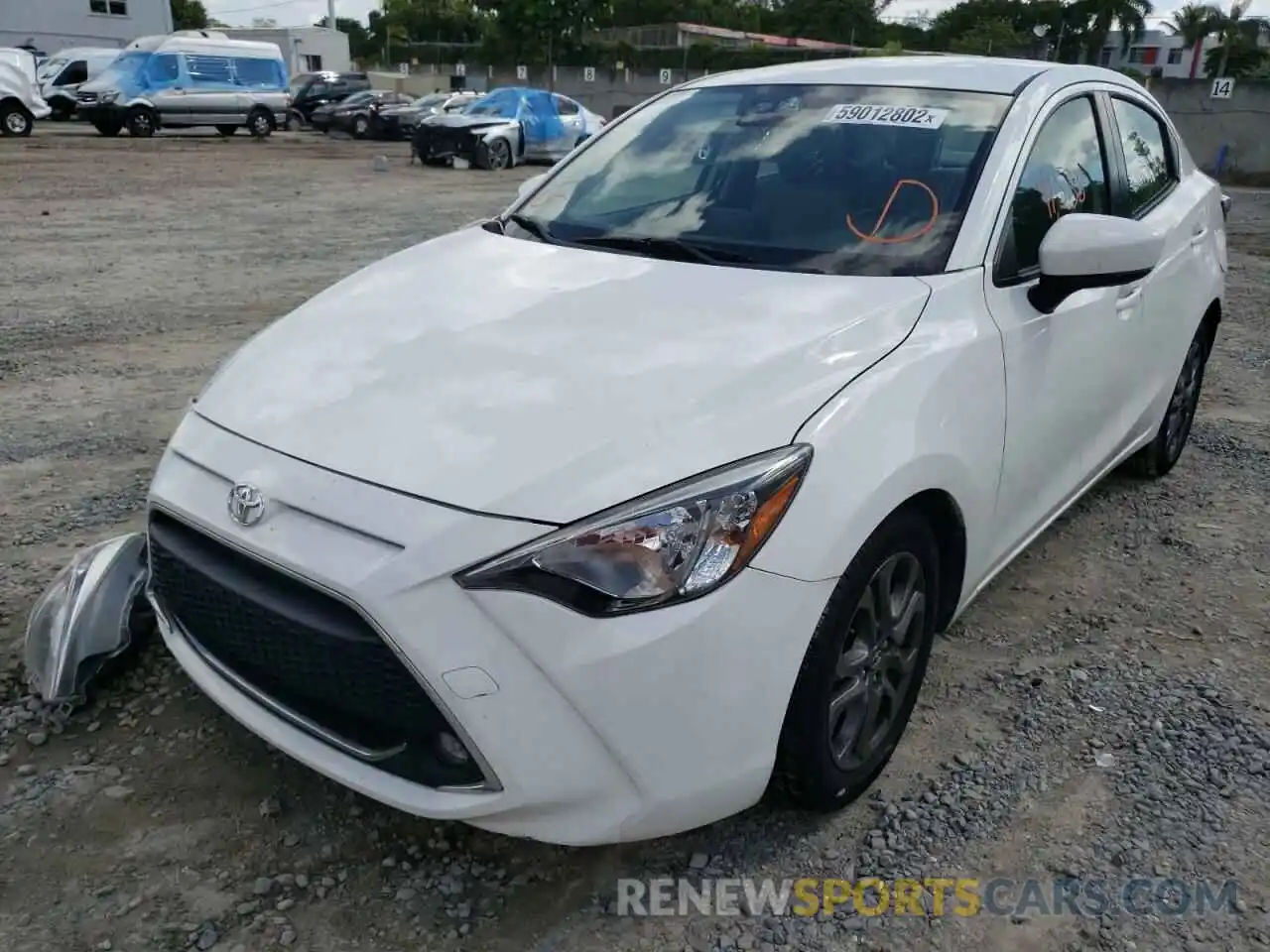 2 Фотография поврежденного автомобиля 3MYDLBYVXKY502321 TOYOTA YARIS 2019