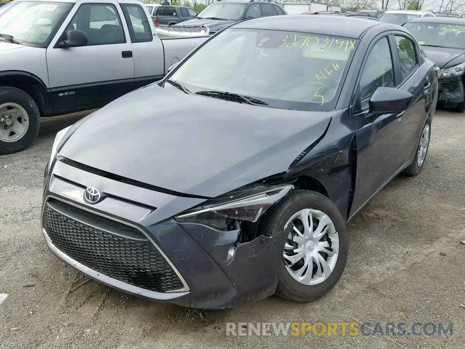 2 Фотография поврежденного автомобиля 3MYDLBYVXKY502867 TOYOTA YARIS 2019