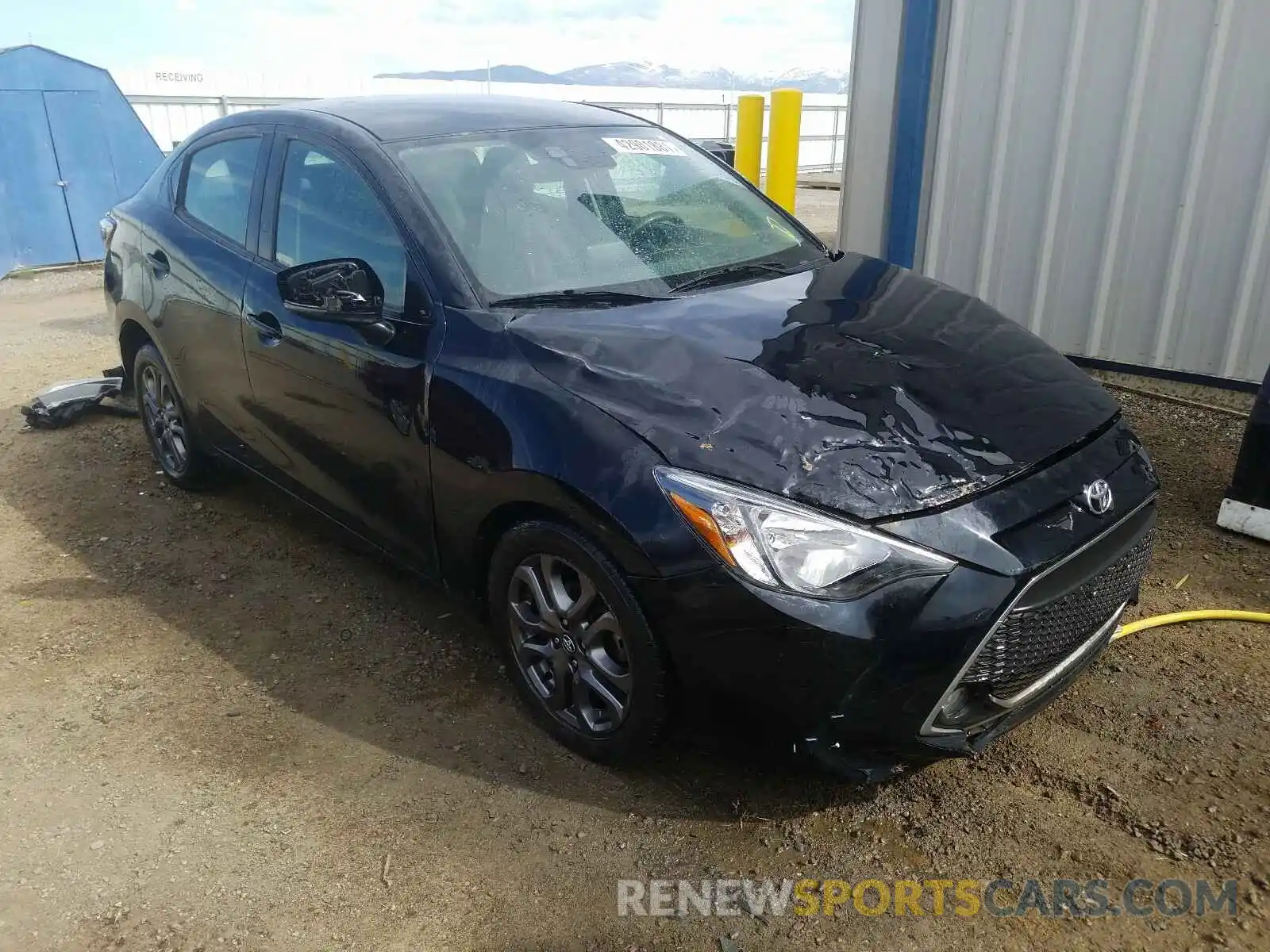 1 Photograph of a damaged car 3MYDLBYVXKY502917 TOYOTA YARIS 2019