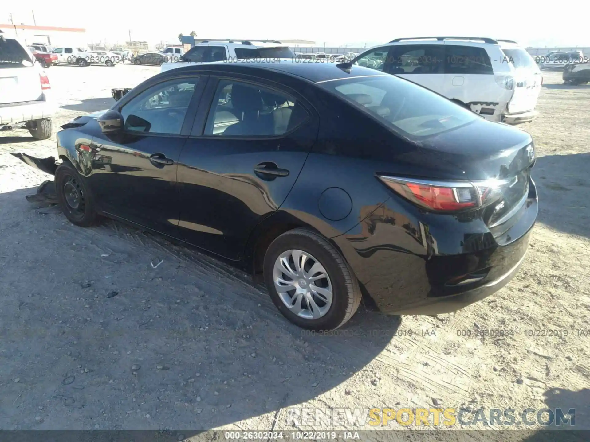 3 Фотография поврежденного автомобиля 3MYDLBYVXKY504179 TOYOTA YARIS 2019