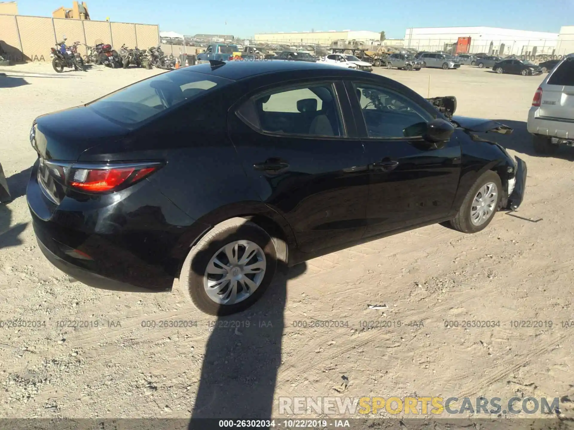 4 Photograph of a damaged car 3MYDLBYVXKY504179 TOYOTA YARIS 2019