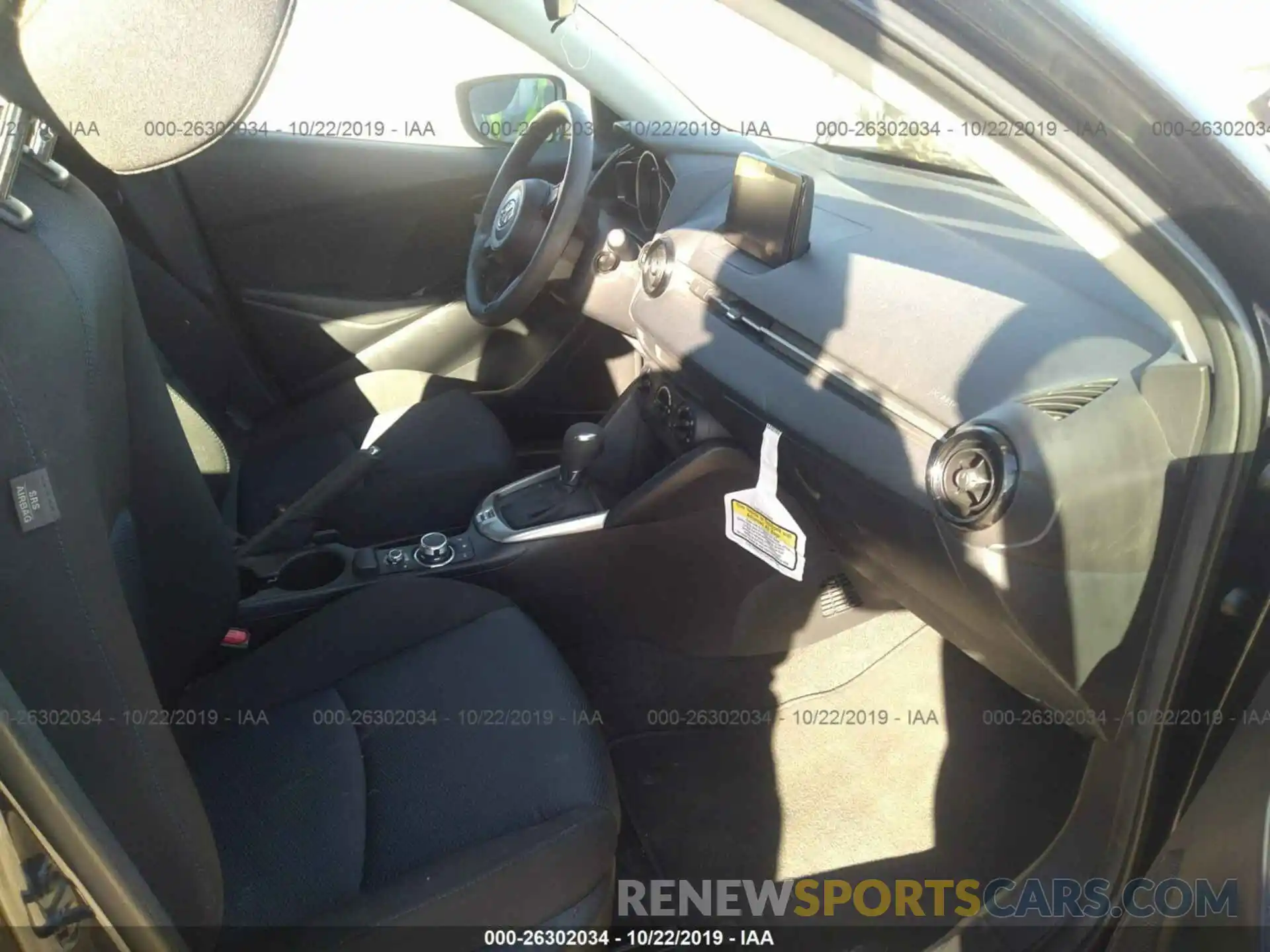 5 Photograph of a damaged car 3MYDLBYVXKY504179 TOYOTA YARIS 2019