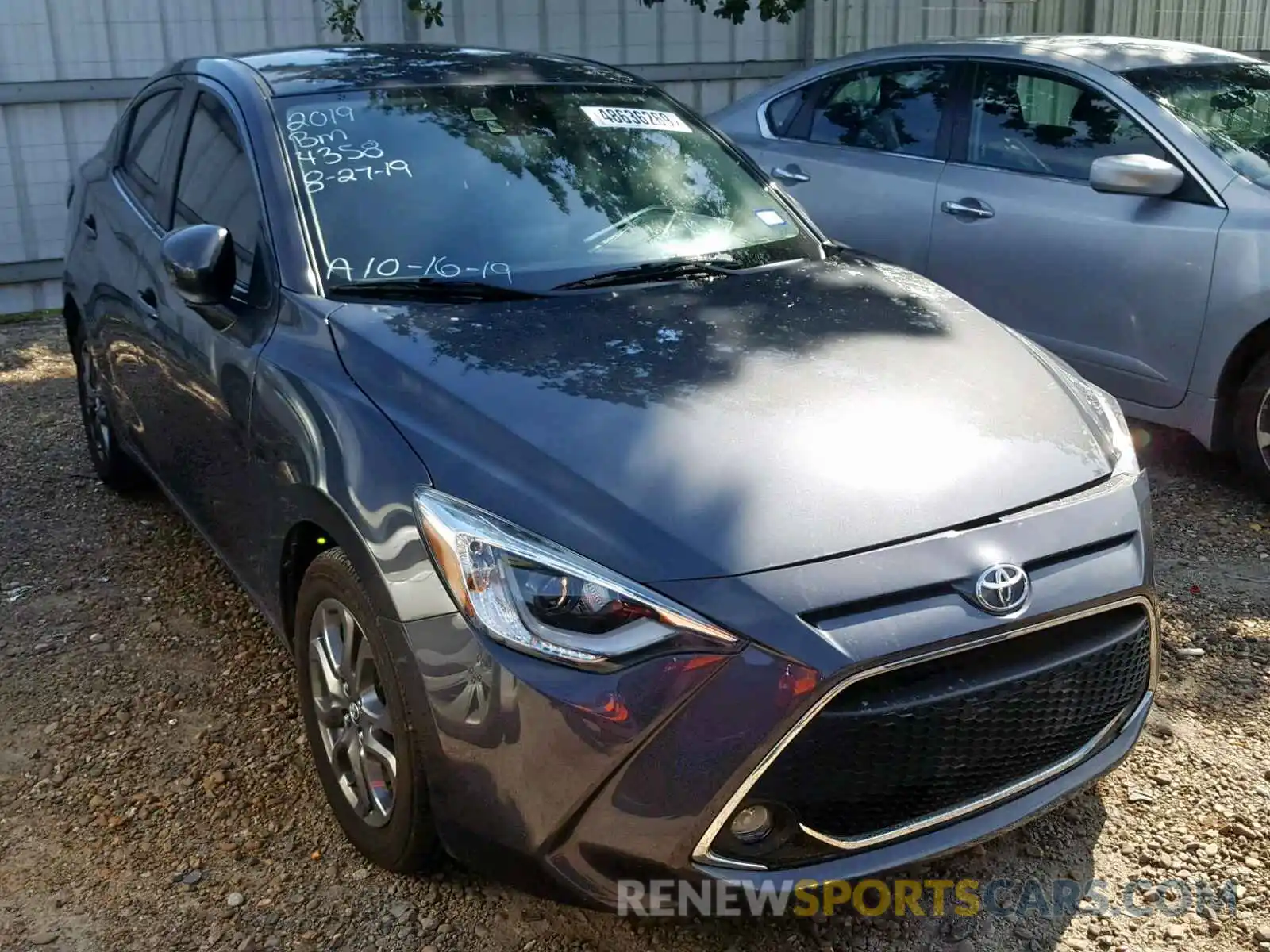 1 Photograph of a damaged car 3MYDLBYVXKY504358 TOYOTA YARIS 2019