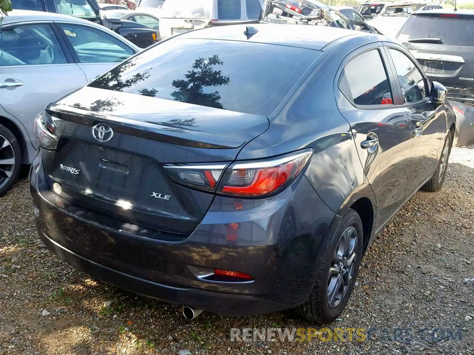 4 Photograph of a damaged car 3MYDLBYVXKY504358 TOYOTA YARIS 2019