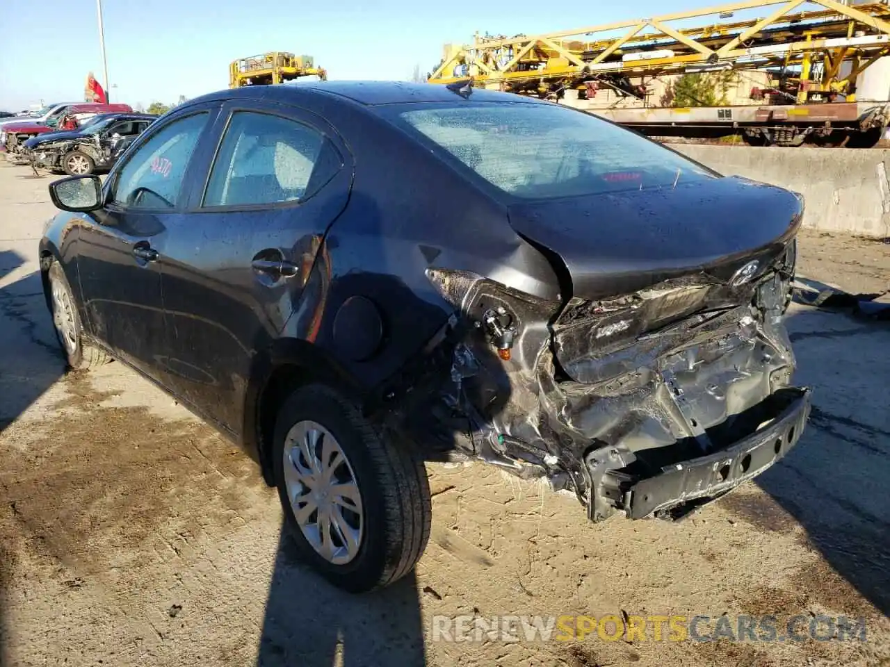 3 Photograph of a damaged car 3MYDLBYVXKY504523 TOYOTA YARIS 2019