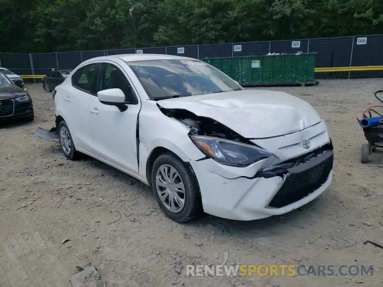 1 Photograph of a damaged car 3MYDLBYVXKY505073 TOYOTA YARIS 2019