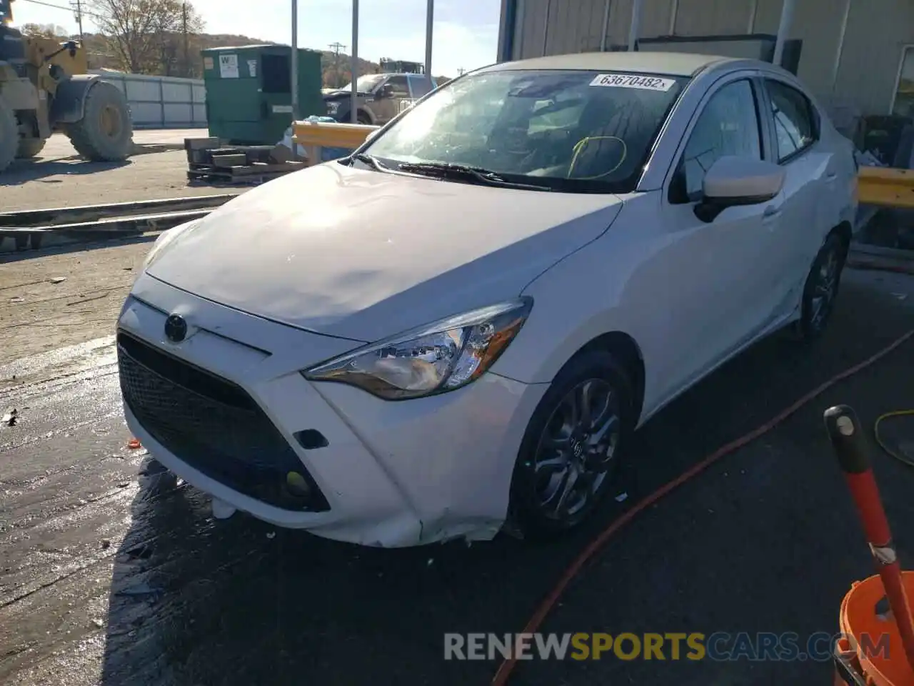 2 Photograph of a damaged car 3MYDLBYVXKY506417 TOYOTA YARIS 2019