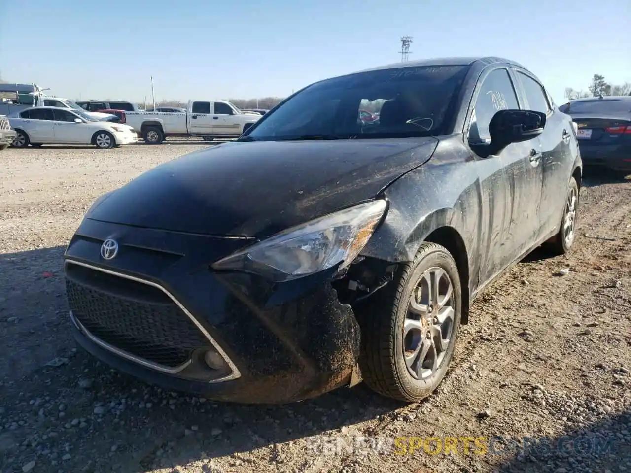 2 Photograph of a damaged car 3MYDLBYVXKY507017 TOYOTA YARIS 2019