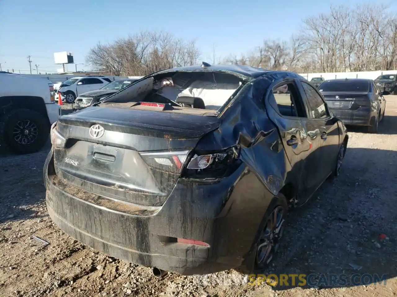 4 Photograph of a damaged car 3MYDLBYVXKY507017 TOYOTA YARIS 2019