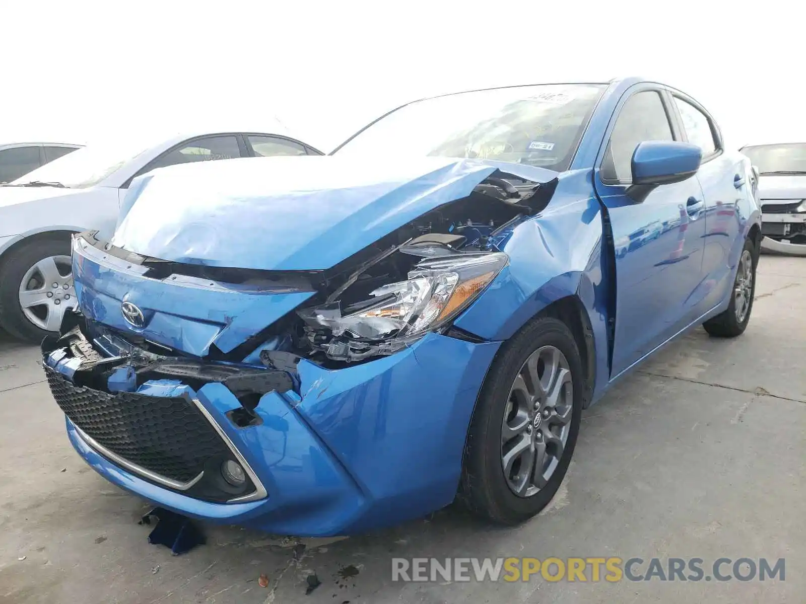 2 Photograph of a damaged car 3MYDLBYVXKY507020 TOYOTA YARIS 2019