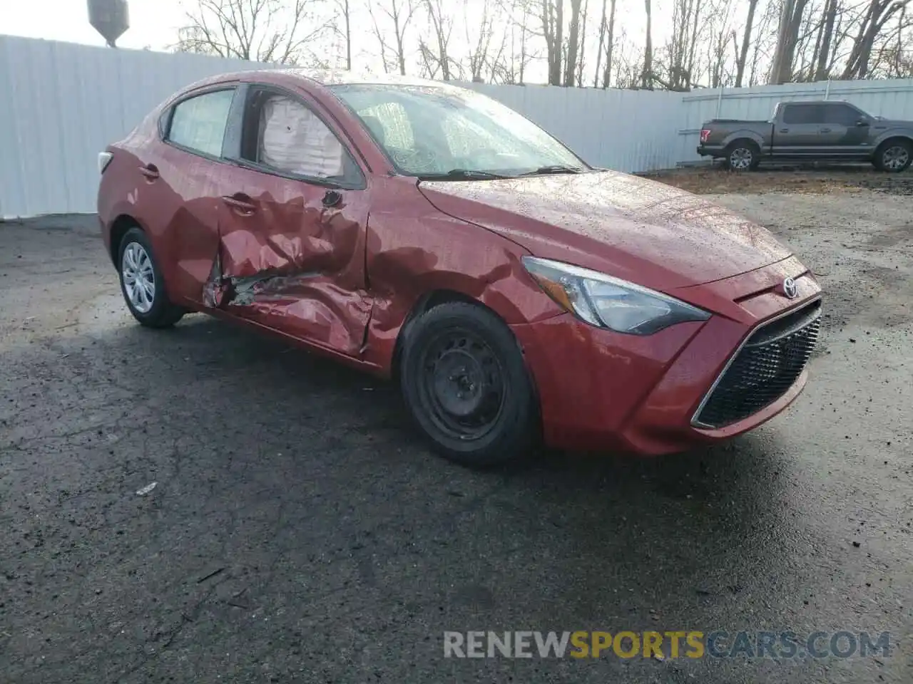 1 Photograph of a damaged car 3MYDLBYVXKY507261 TOYOTA YARIS 2019