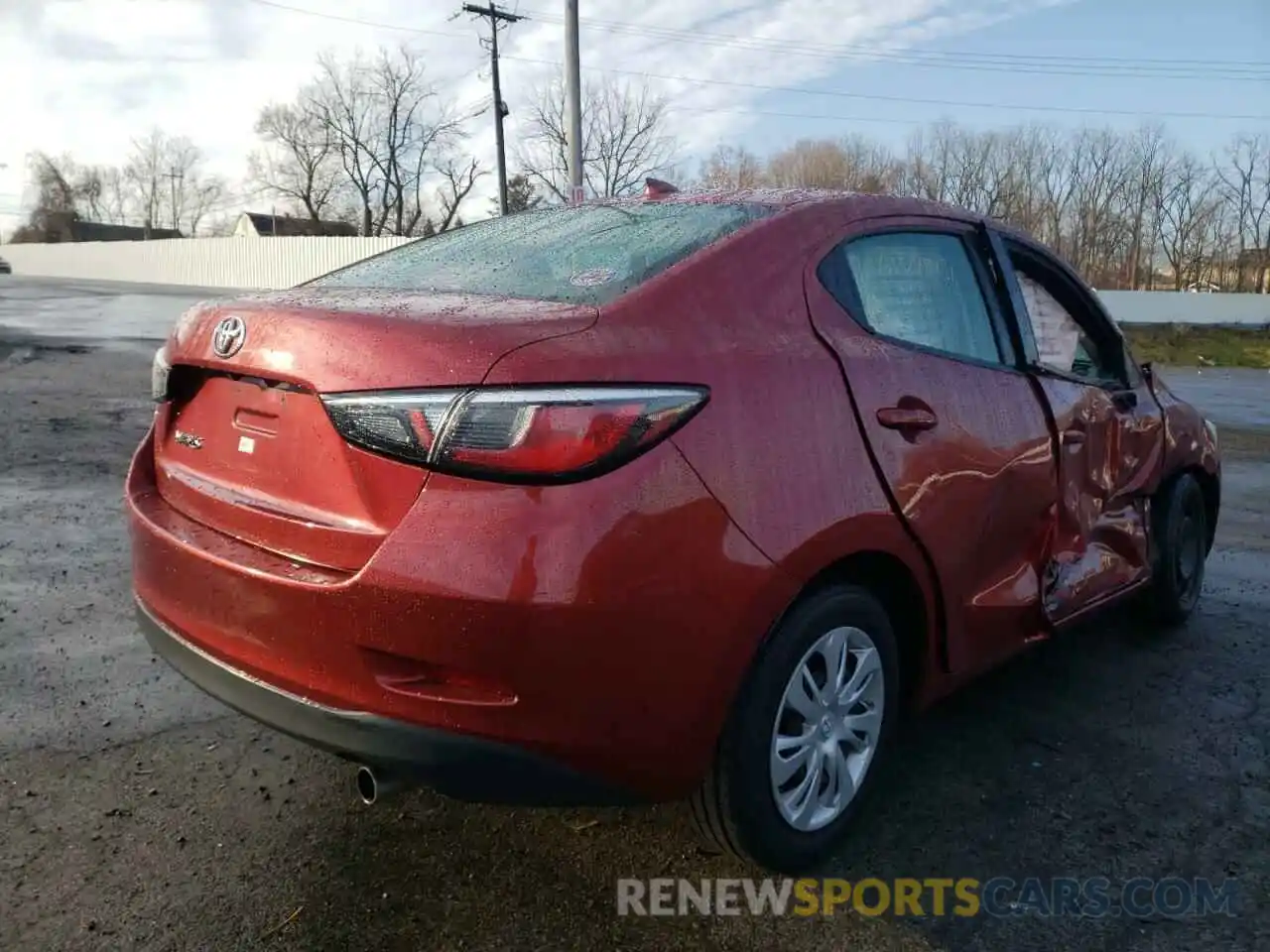 4 Photograph of a damaged car 3MYDLBYVXKY507261 TOYOTA YARIS 2019