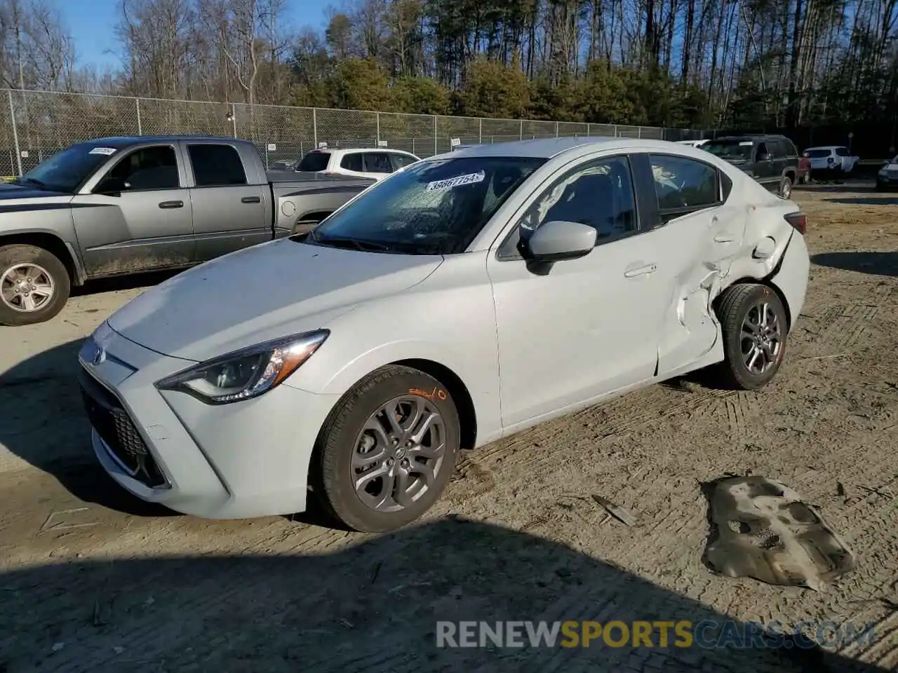 1 Photograph of a damaged car 3MYDLBYVXKY507339 TOYOTA YARIS 2019