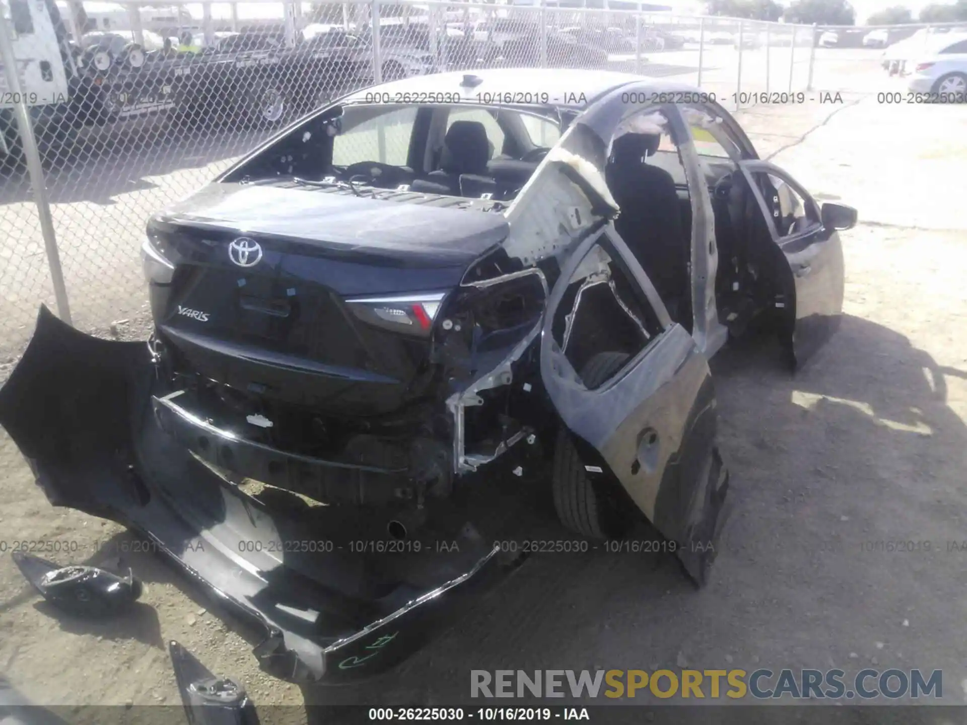 4 Photograph of a damaged car 3MYDLBYVXKY507616 TOYOTA YARIS 2019