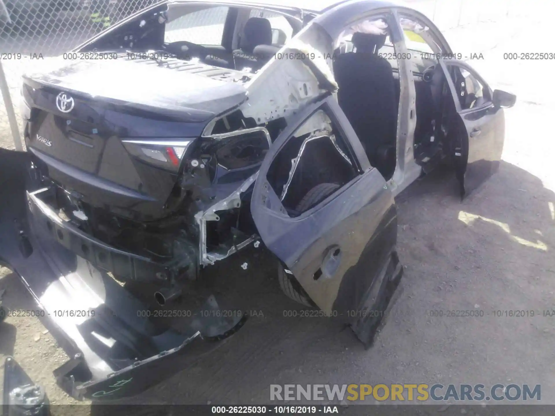 6 Photograph of a damaged car 3MYDLBYVXKY507616 TOYOTA YARIS 2019