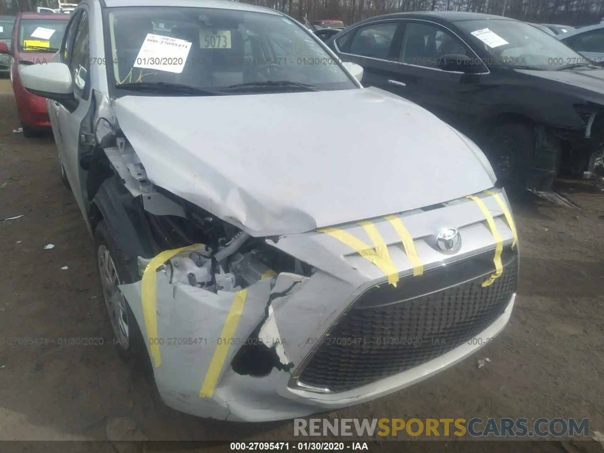 6 Photograph of a damaged car 3MYDLBYVXKY507647 TOYOTA YARIS 2019