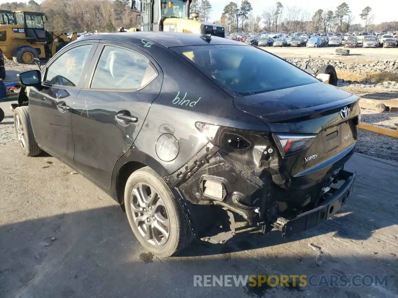 3 Photograph of a damaged car 3MYDLBYVXKY507664 TOYOTA YARIS 2019