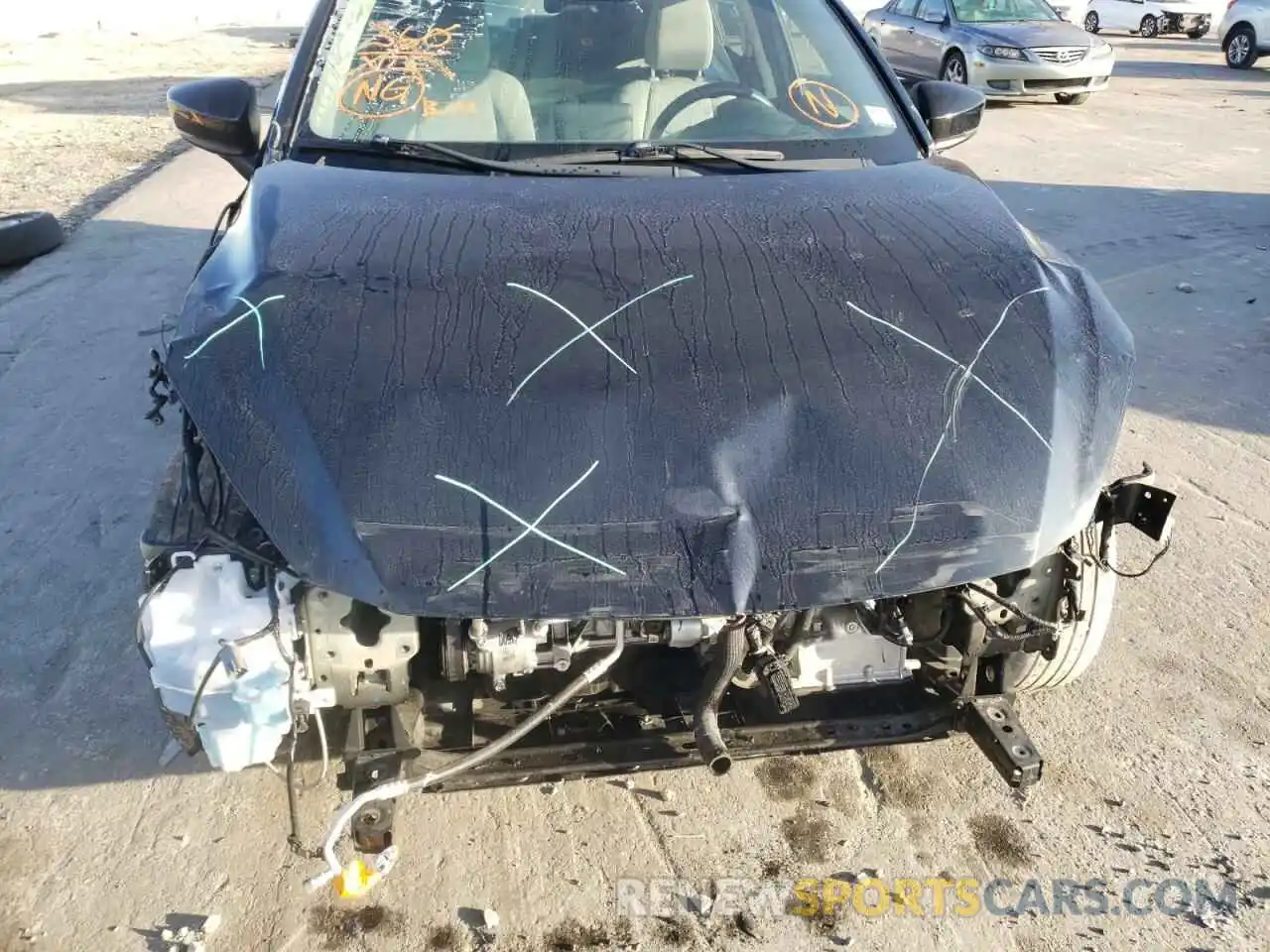 9 Photograph of a damaged car 3MYDLBYVXKY507664 TOYOTA YARIS 2019