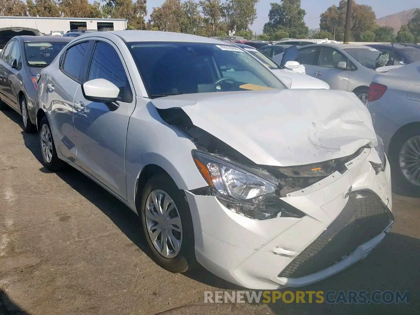 1 Photograph of a damaged car 3MYDLBYVXKY508913 TOYOTA YARIS 2019