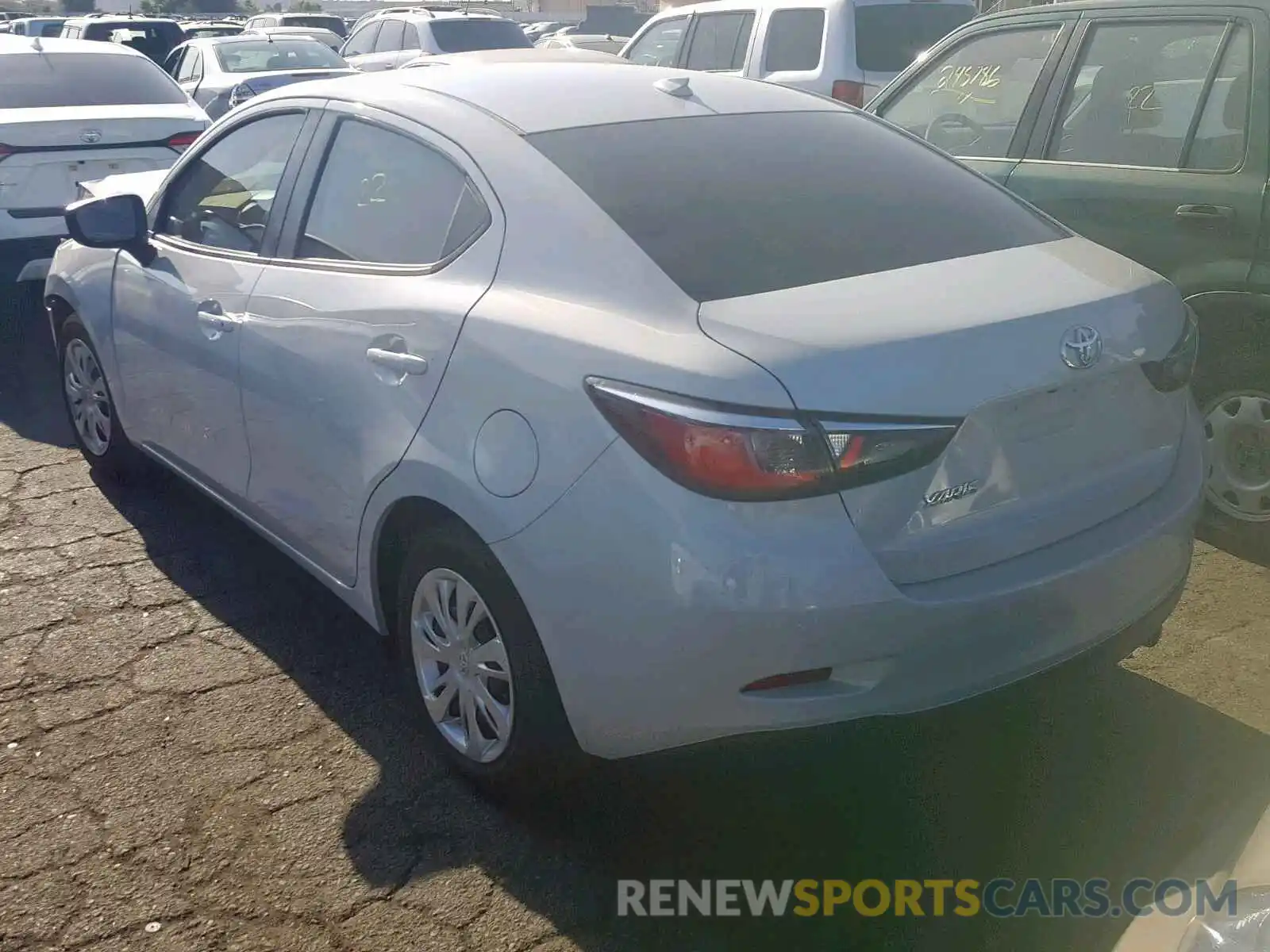 3 Photograph of a damaged car 3MYDLBYVXKY508913 TOYOTA YARIS 2019