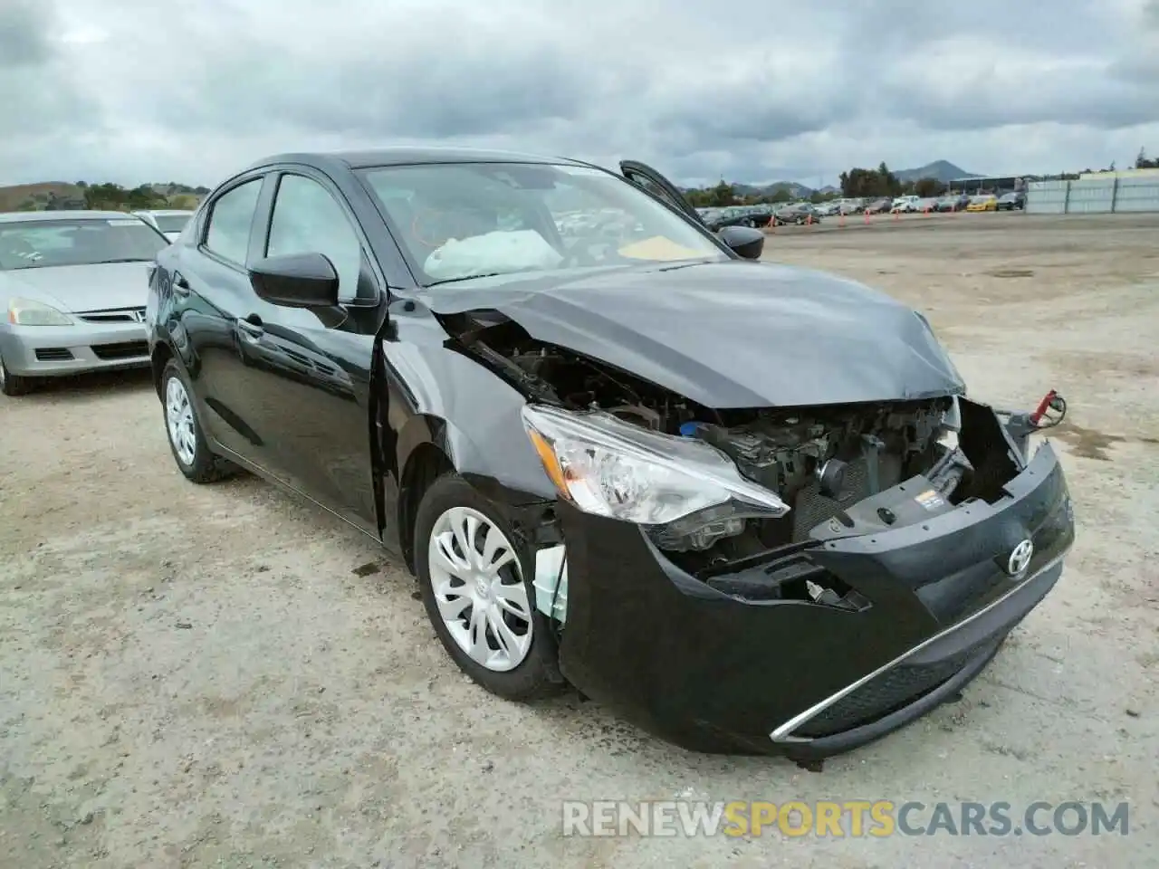 1 Photograph of a damaged car 3MYDLBYVXKY509107 TOYOTA YARIS 2019