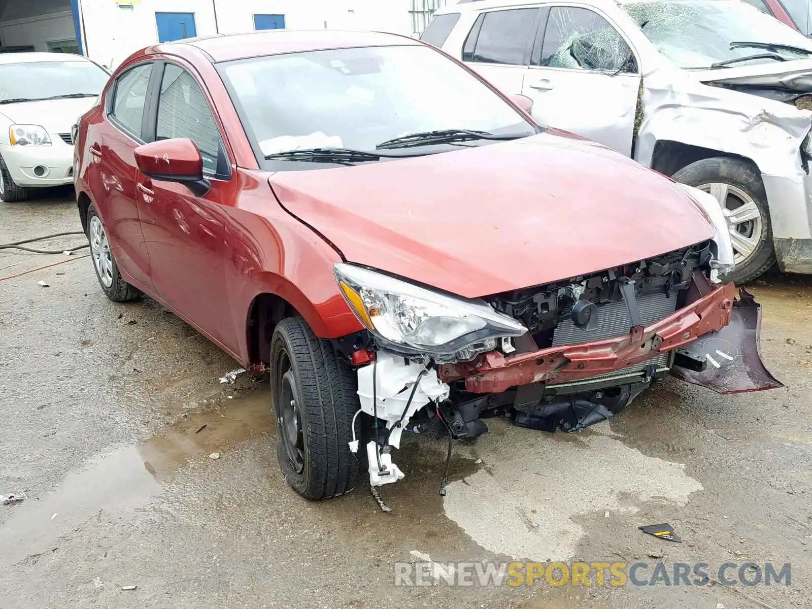 1 Photograph of a damaged car 3MYDLBYVXKY509298 TOYOTA YARIS 2019