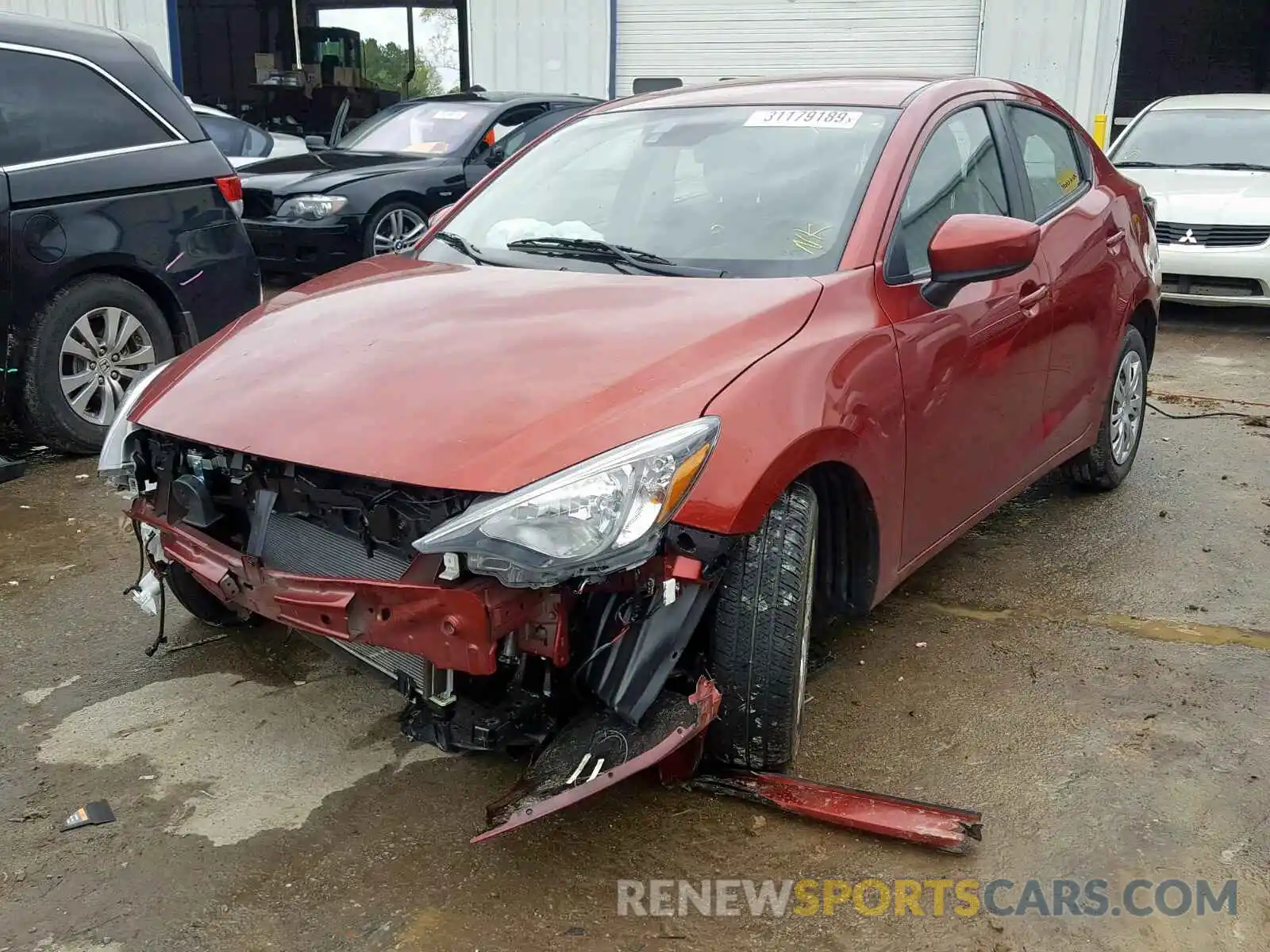 2 Photograph of a damaged car 3MYDLBYVXKY509298 TOYOTA YARIS 2019