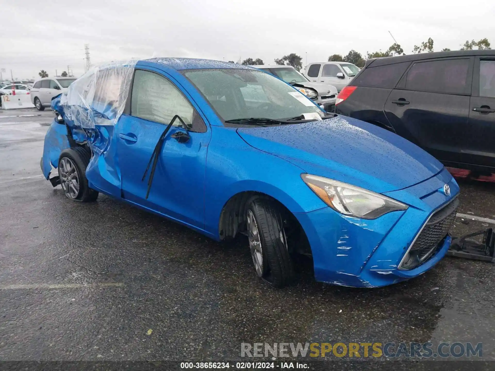 1 Photograph of a damaged car 3MYDLBYVXKY509527 TOYOTA YARIS 2019