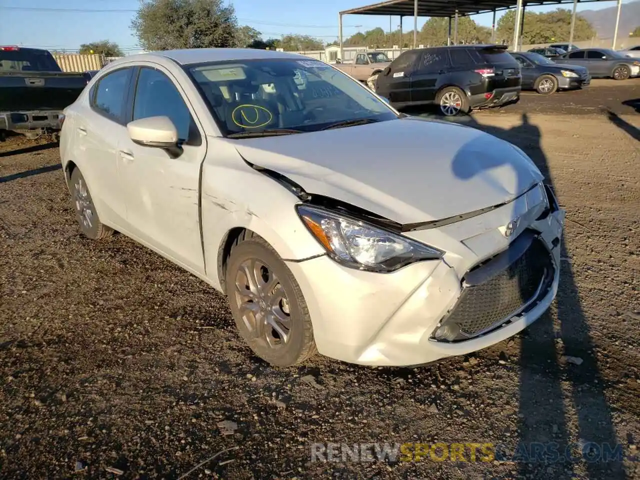 1 Photograph of a damaged car 3MYDLBYVXKY510970 TOYOTA YARIS 2019