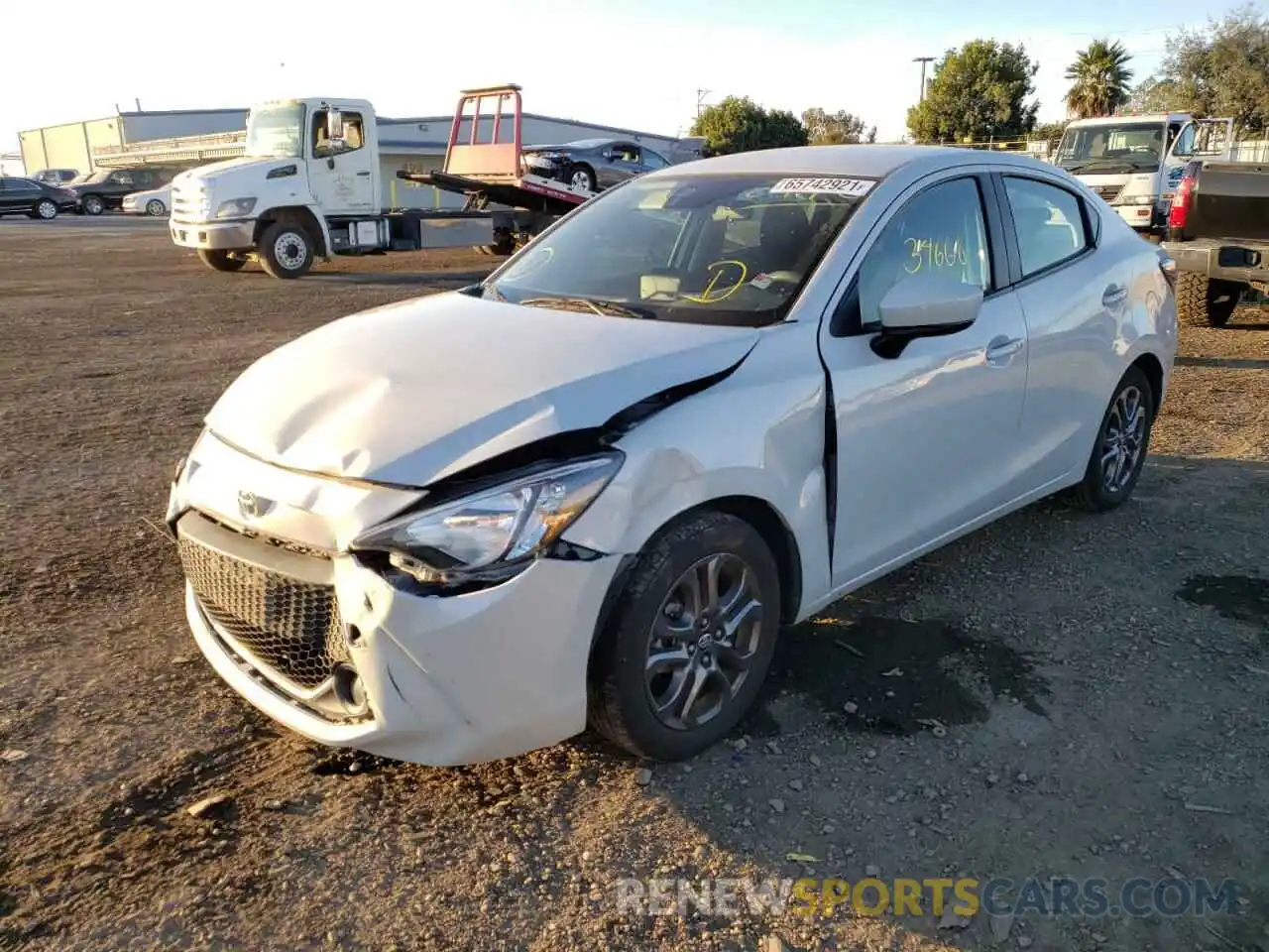 2 Photograph of a damaged car 3MYDLBYVXKY510970 TOYOTA YARIS 2019